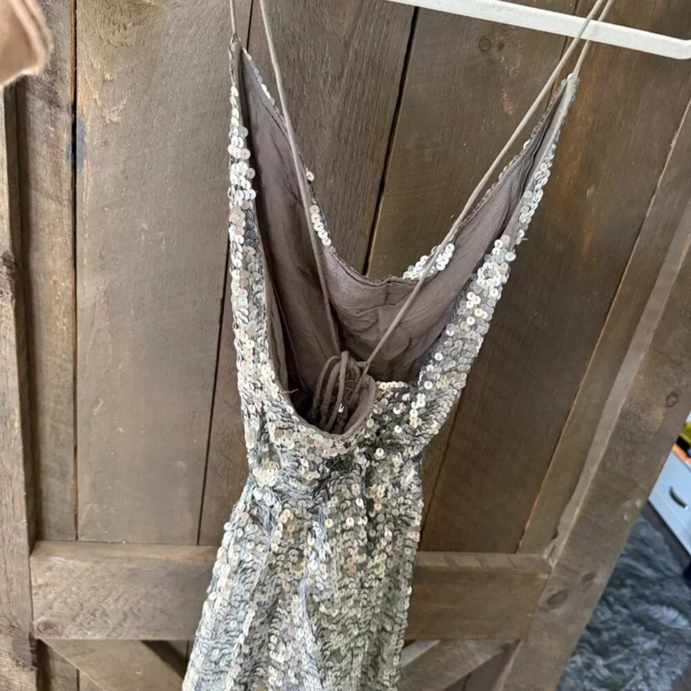 Free People Backless Sequin Mini Dress - Picture 5 of 5